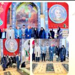 حضور رئیس دانشگاه علمی کاربردی استان و روسای مراکز در مراسم تجدید میثاق با آرمان‌های امام خمینی(ره)